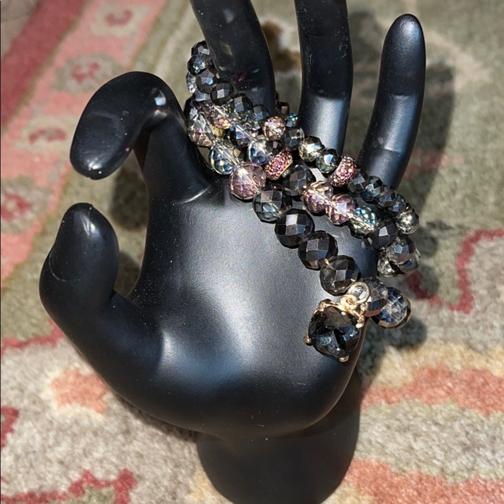 Galactic Odyssey glass bead stack